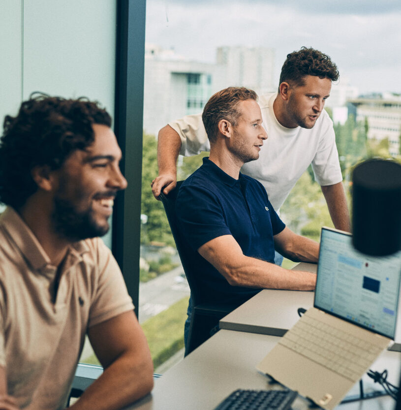 matchlab medewerkers aan het werk