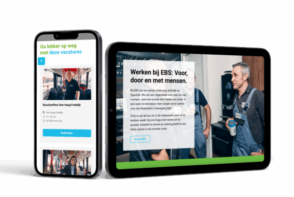 EBS werkenbij website mockup